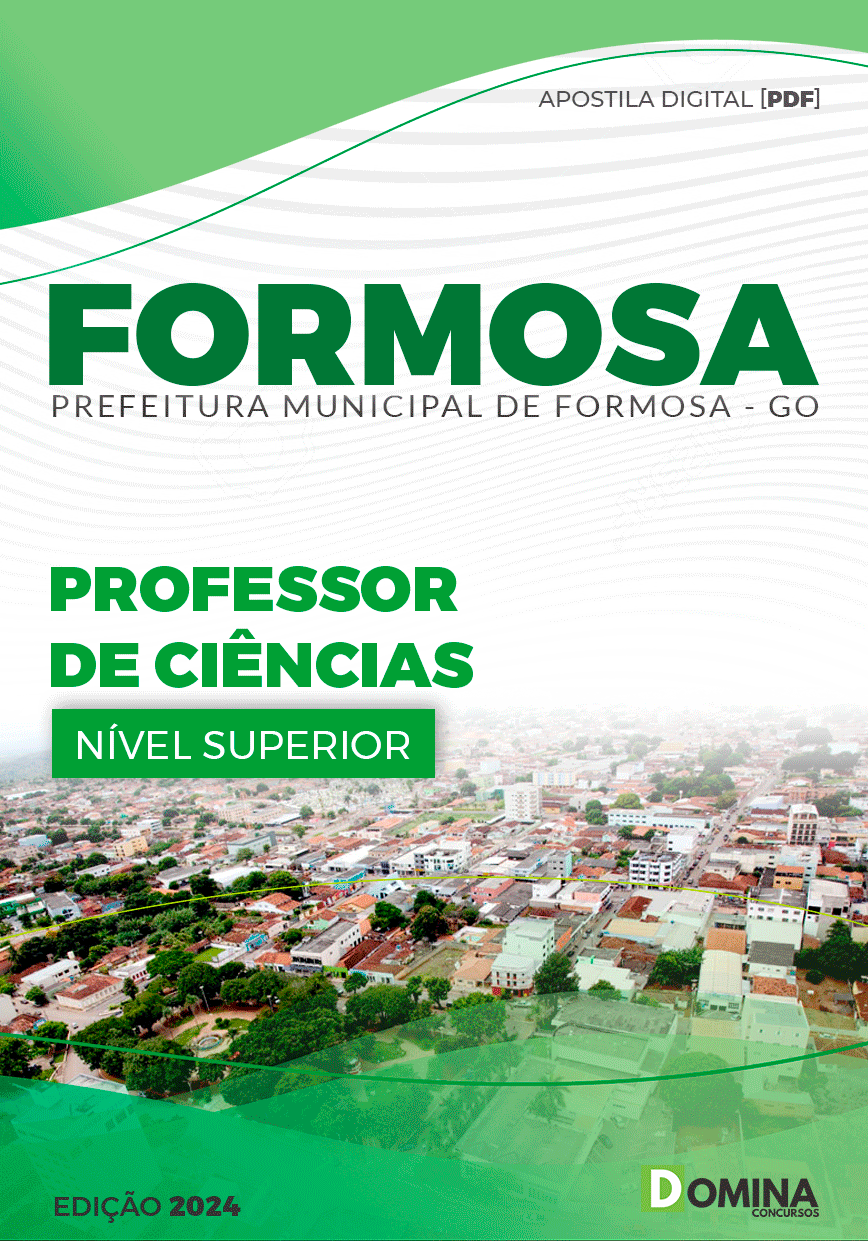 Apostila Pref Formosa GO 2024 Professor de Ciências