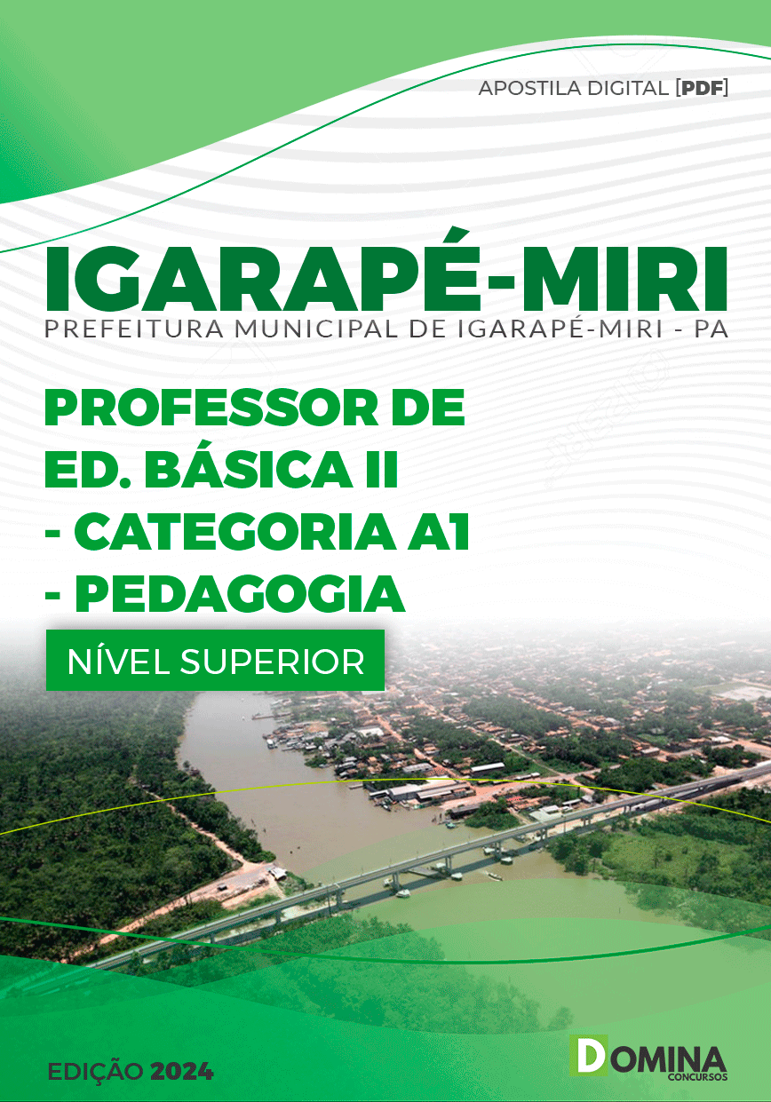 Apostila Pref Igarapé-Miri PA 2024 Professor de Pedagogia