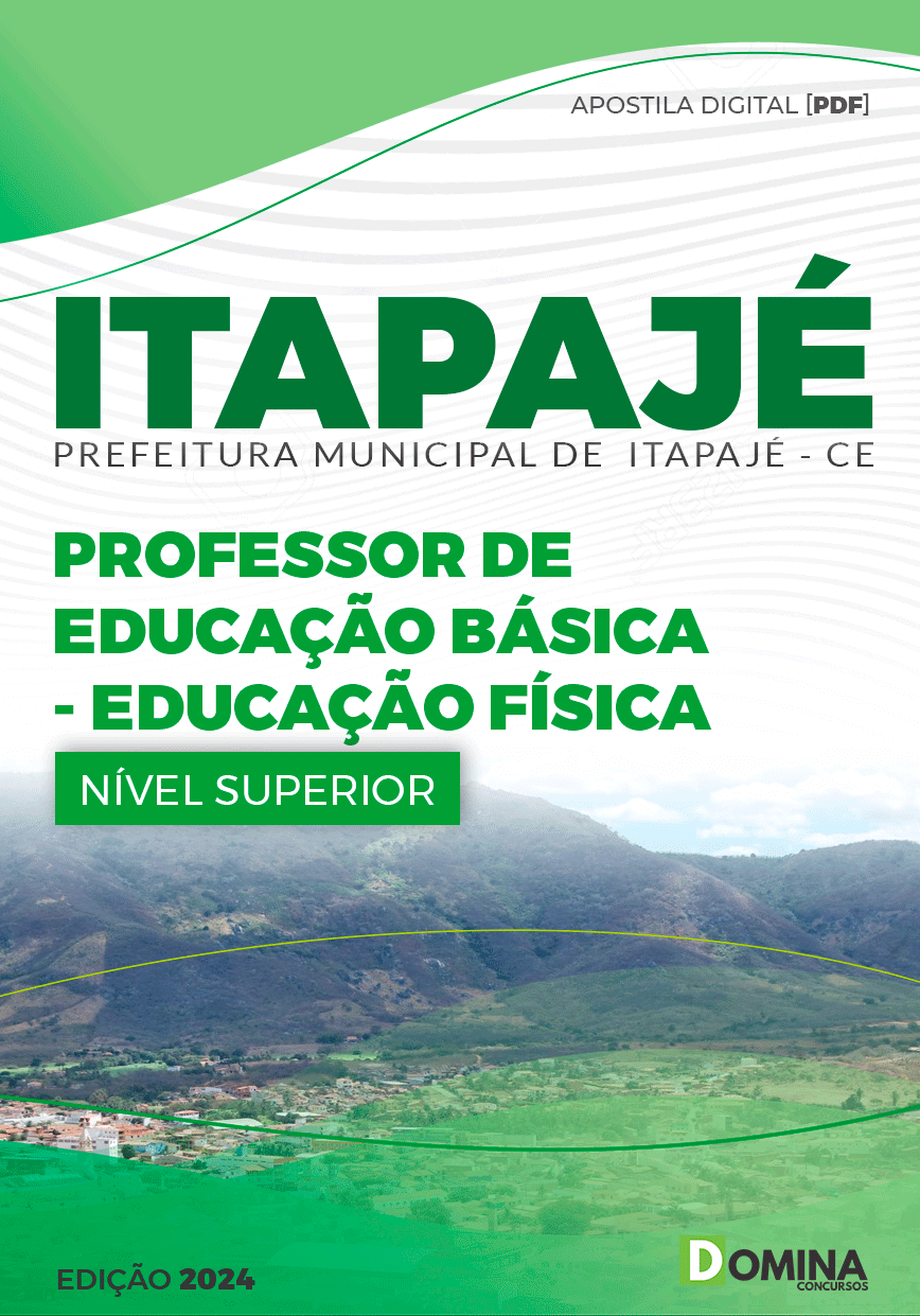 Apostila Concurso Pref Itapajé CE 2024 Professor Educação Física
