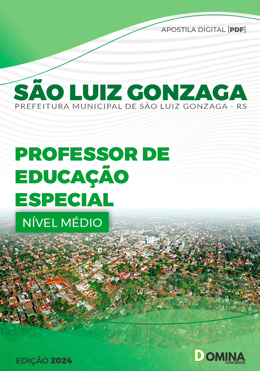 Apostila Pref São Luiz Gonzaga RS 2024 Professor Educação Especial