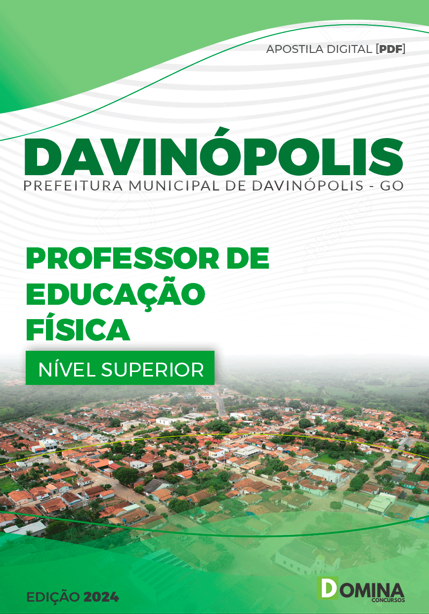 Apostila Pref Davinópolis GO 2024 Professor Educação Física