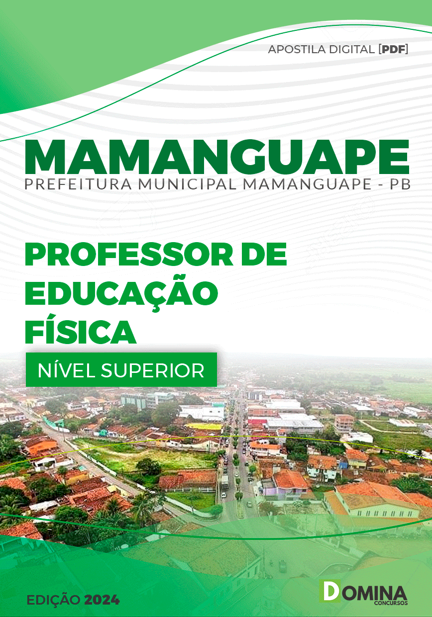 Apostila Pref Mamanguape PB 2024 Professor de Educação Física