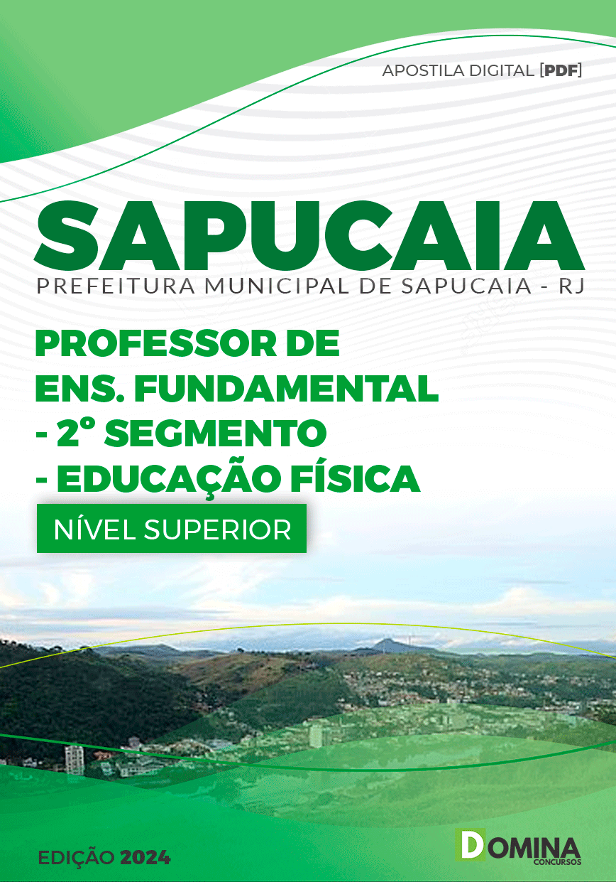 Apostila Pref Sapucaia RJ 2024 Professor de Educação Física