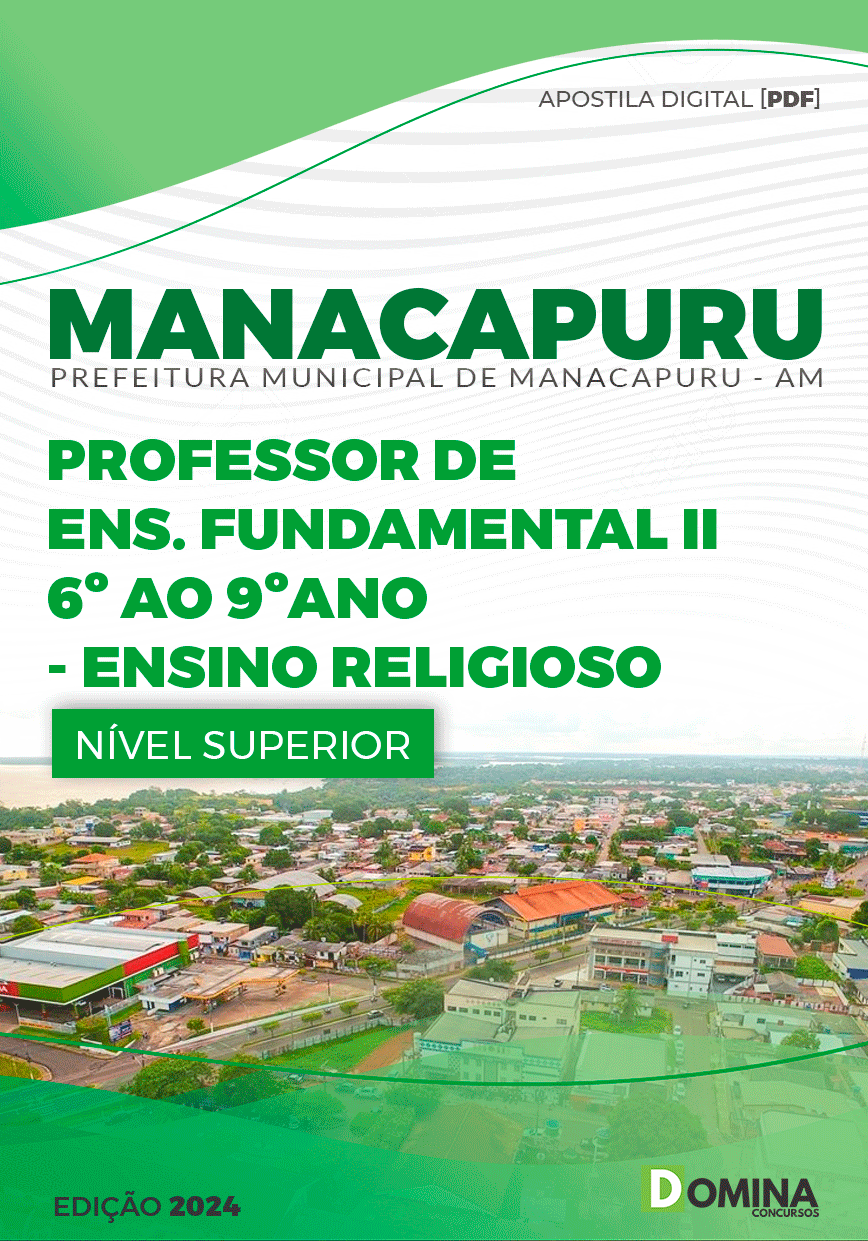 Apostila Pref Manacapuru AM 2024 Professor de Ensino Religioso