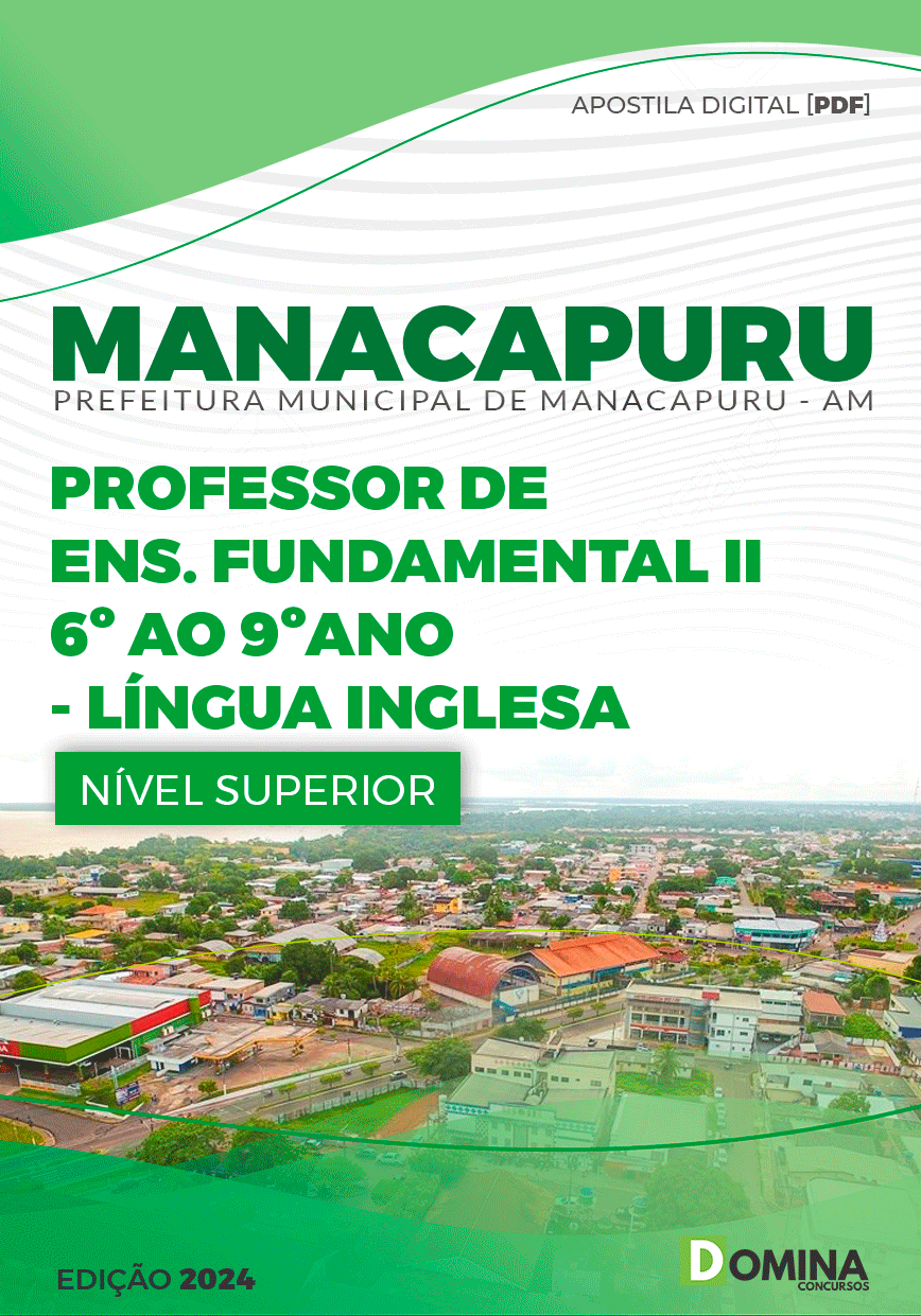 Apostila Pref Manacapuru AM 2024 Professor de Língua Inglesa