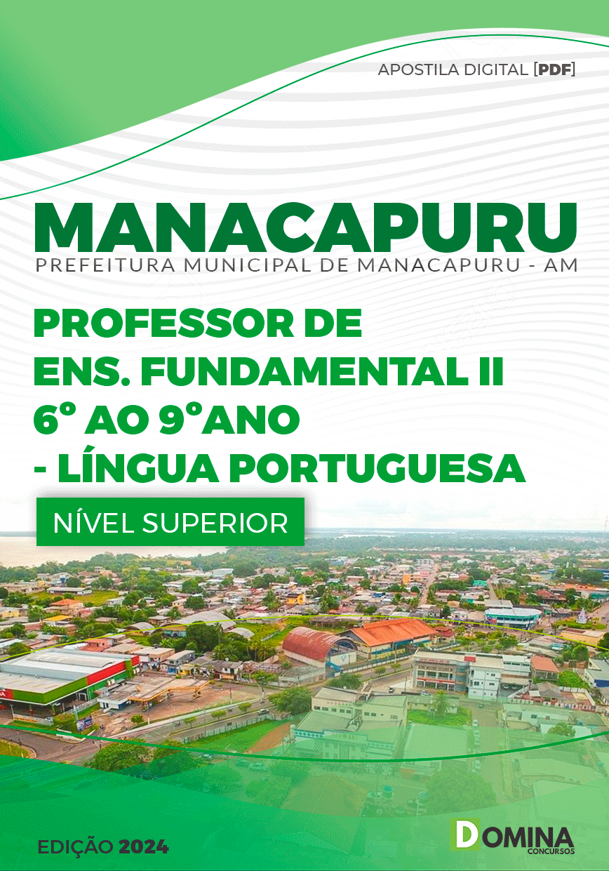 Pref Manacapuru AM 2024 Professor de Língua Portuguesa