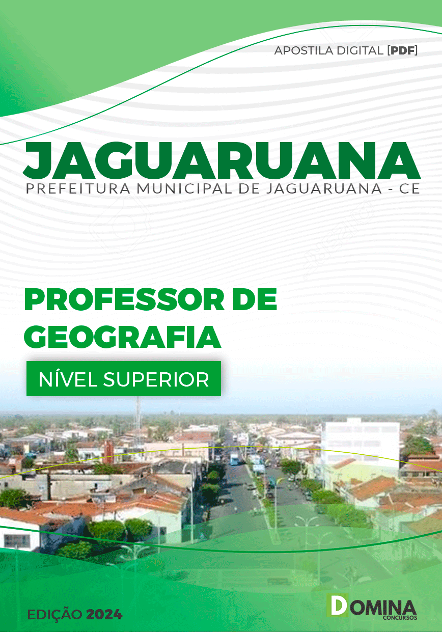 Apostila Pref Jaguaruana CE 2024 Professor Geografia