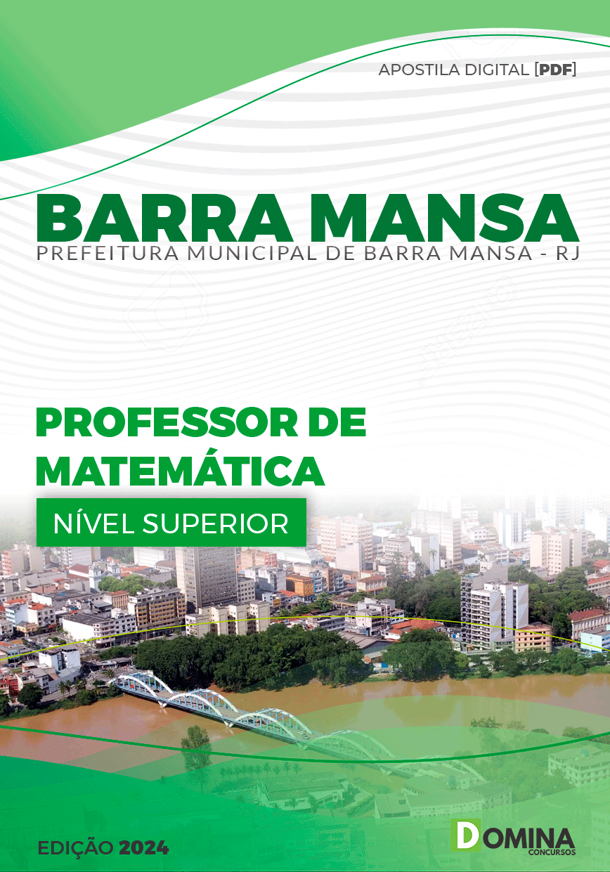 Apostila Pref Barra Mansa RJ 2024 Professor Matemática