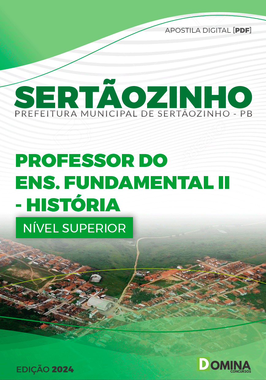 Apostila Pref Sertãozinho PB 2024 Professor EF II História