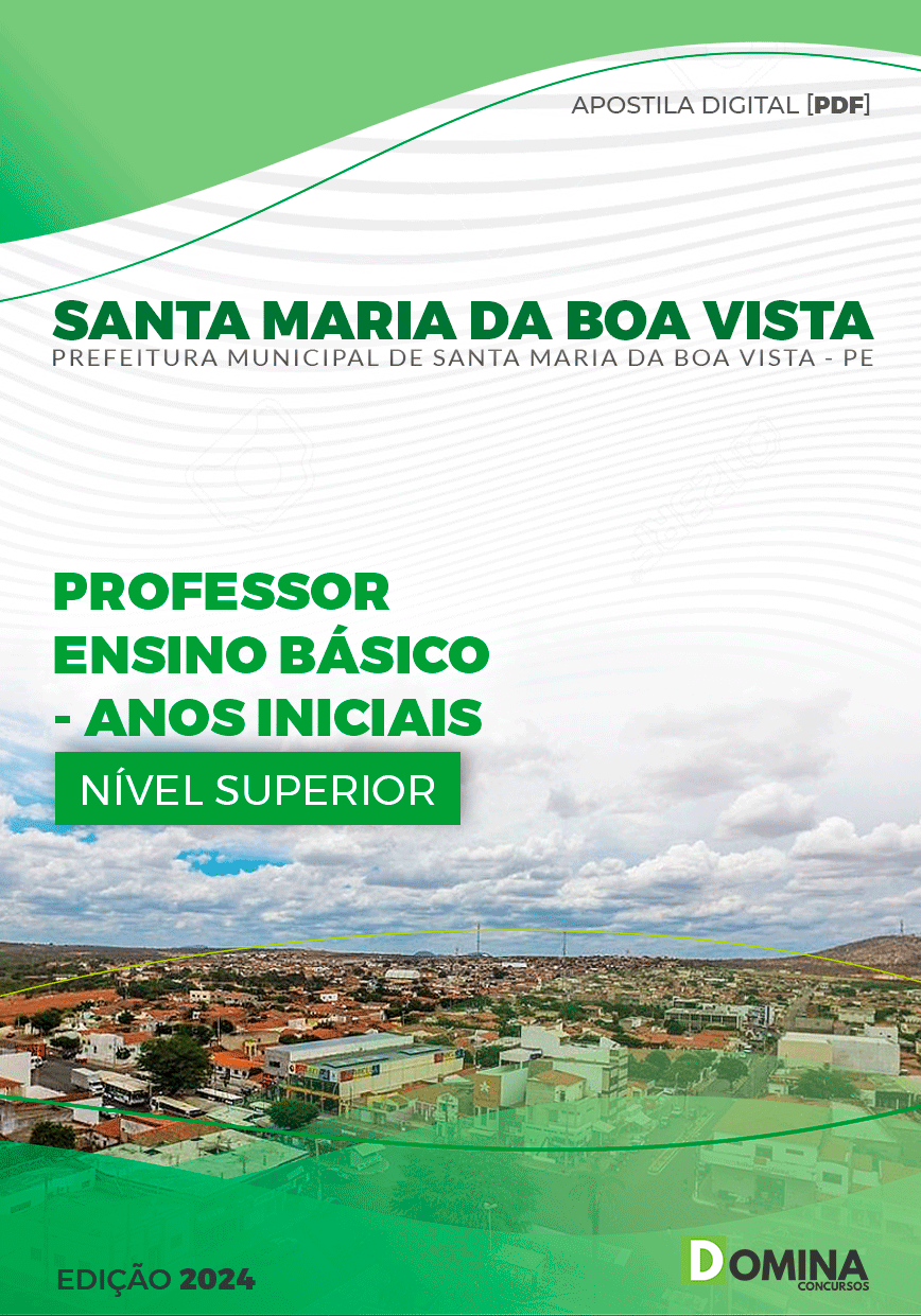Pref Santa Maria Boa Vista PE 2024 Professor de Anos Iniciais