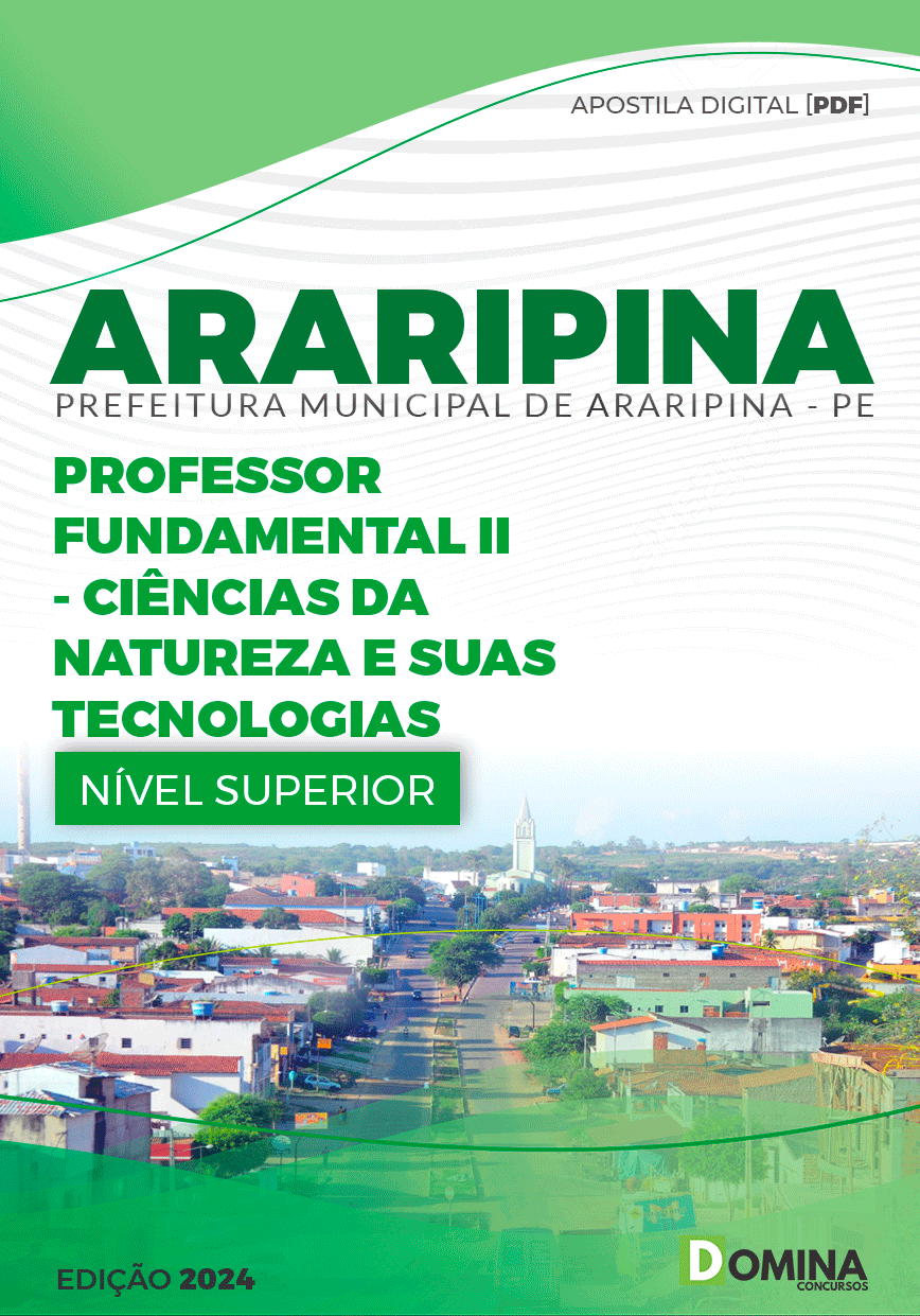 Apostila Pref Araripina PE 2024 Professor de Ciências da Natureza