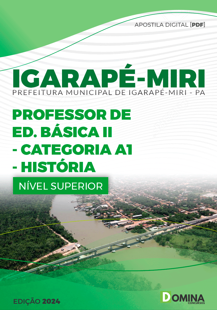 Apostila Pref Igarapé-Miri PA 2024 Professor de História