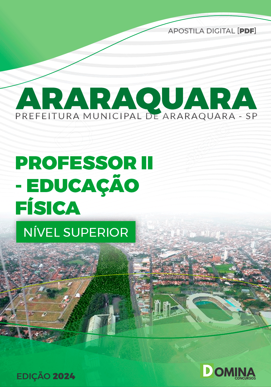 Apostila Pref Araraquara SP 2024 Professor de Educação Física