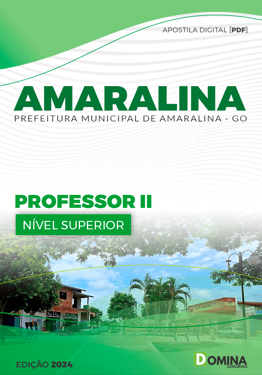 Apostila Pref Amaralina GO 2024 Professor II