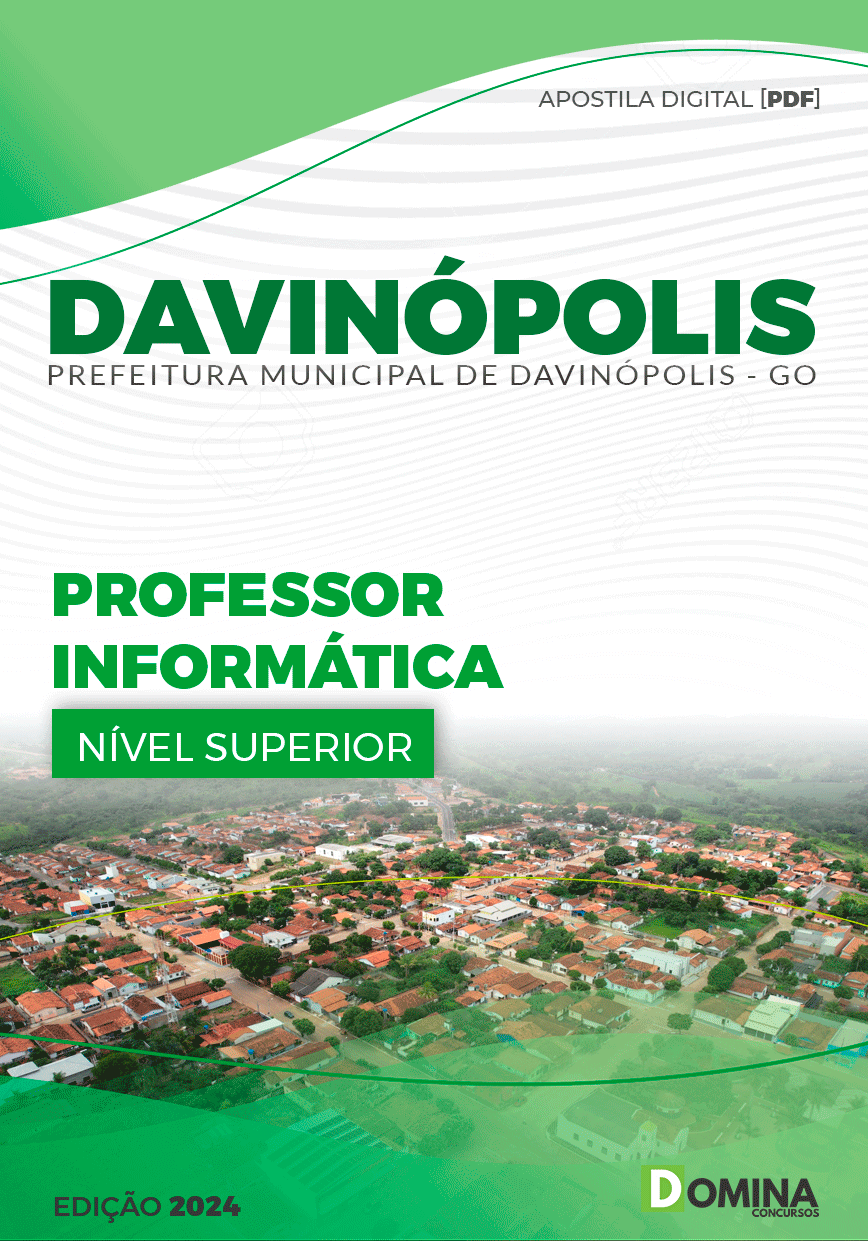 Apostila Pref Davinópolis GO 2024 Professor Informática