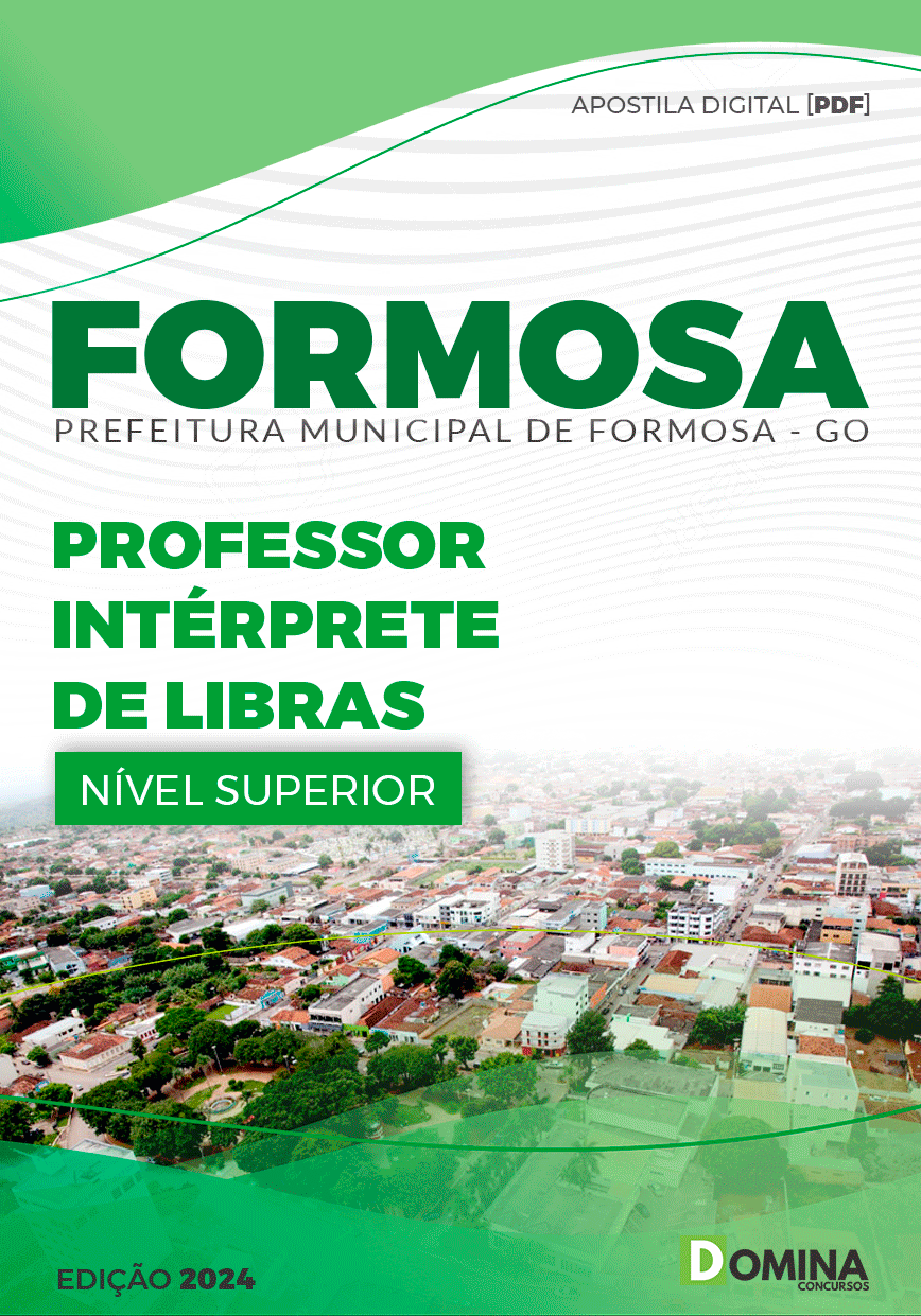 Apostila Pref Formosa GO 2024 Professor Intérprete de LIBRAS