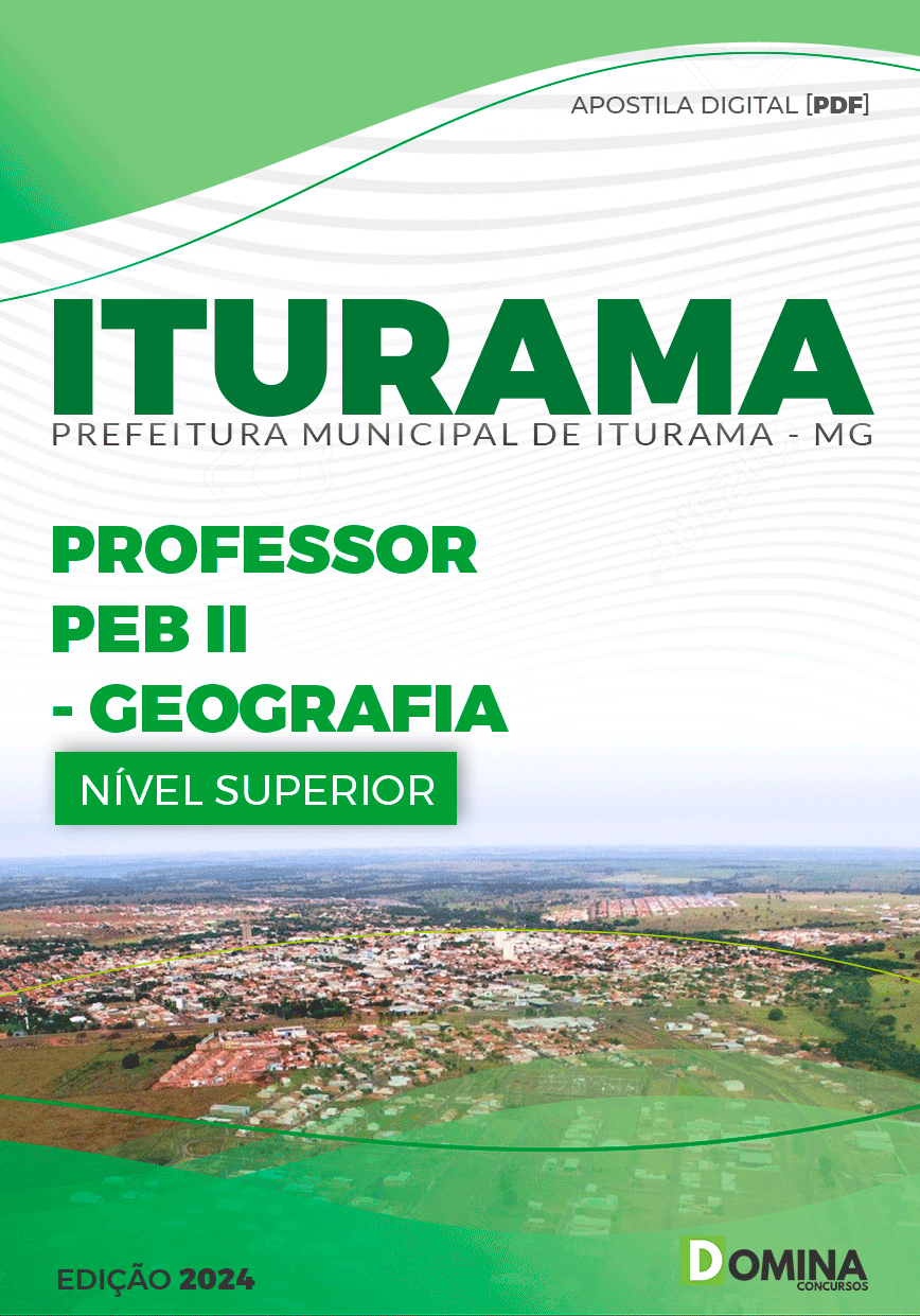 Apostila Pref Iturama MG 2024 Professor de Geografia