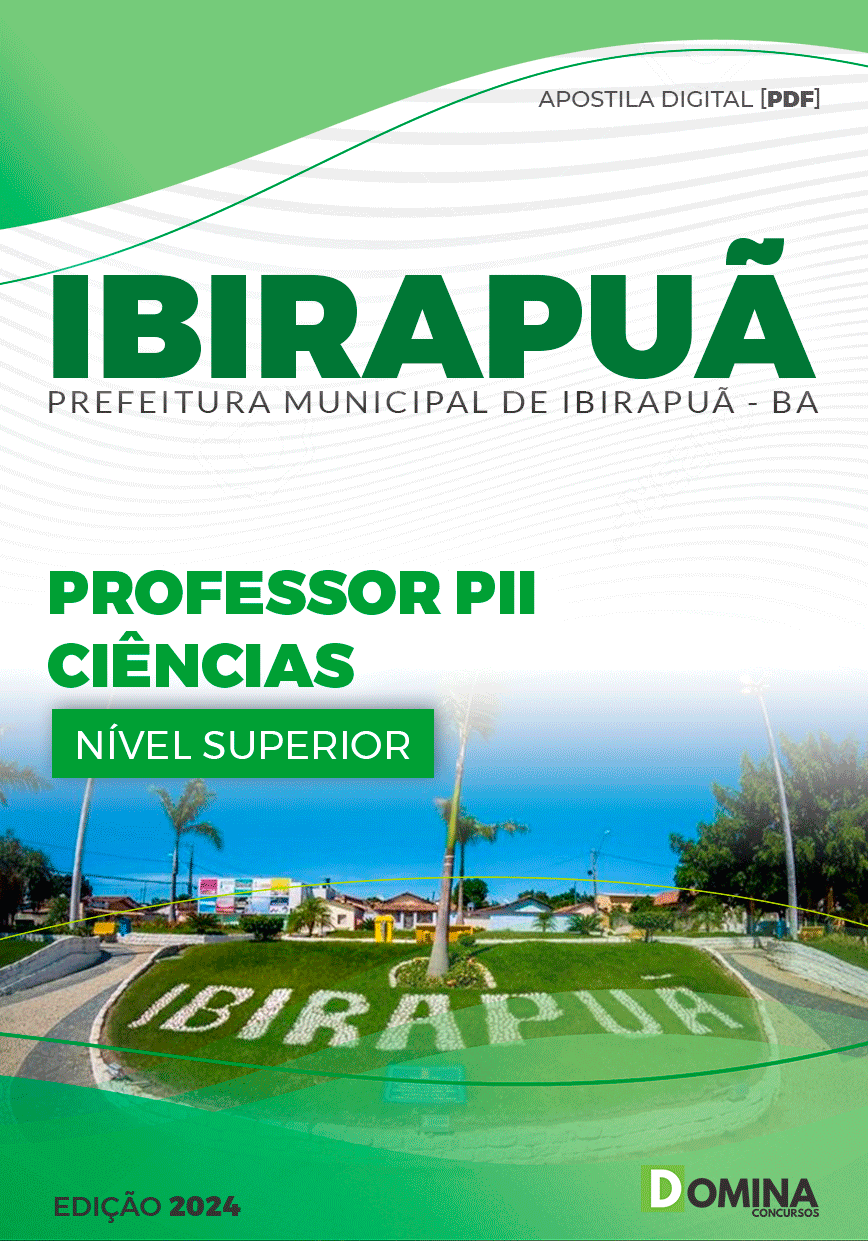Apostila Pref Ibirapuã BA 2024 Professor de Ciências