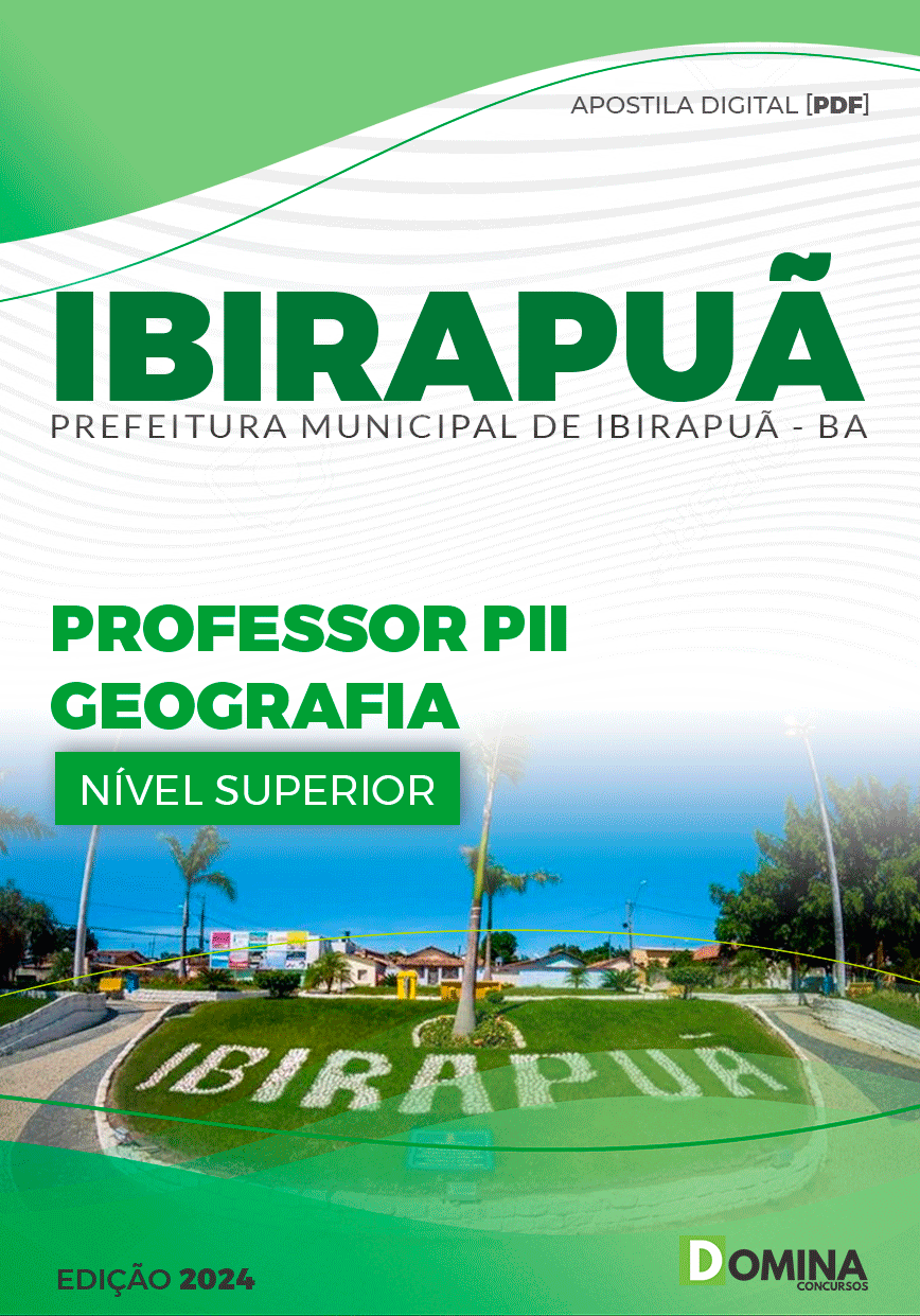 Apostila Pref Ibirapuã BA 2024 Professor de Geografia