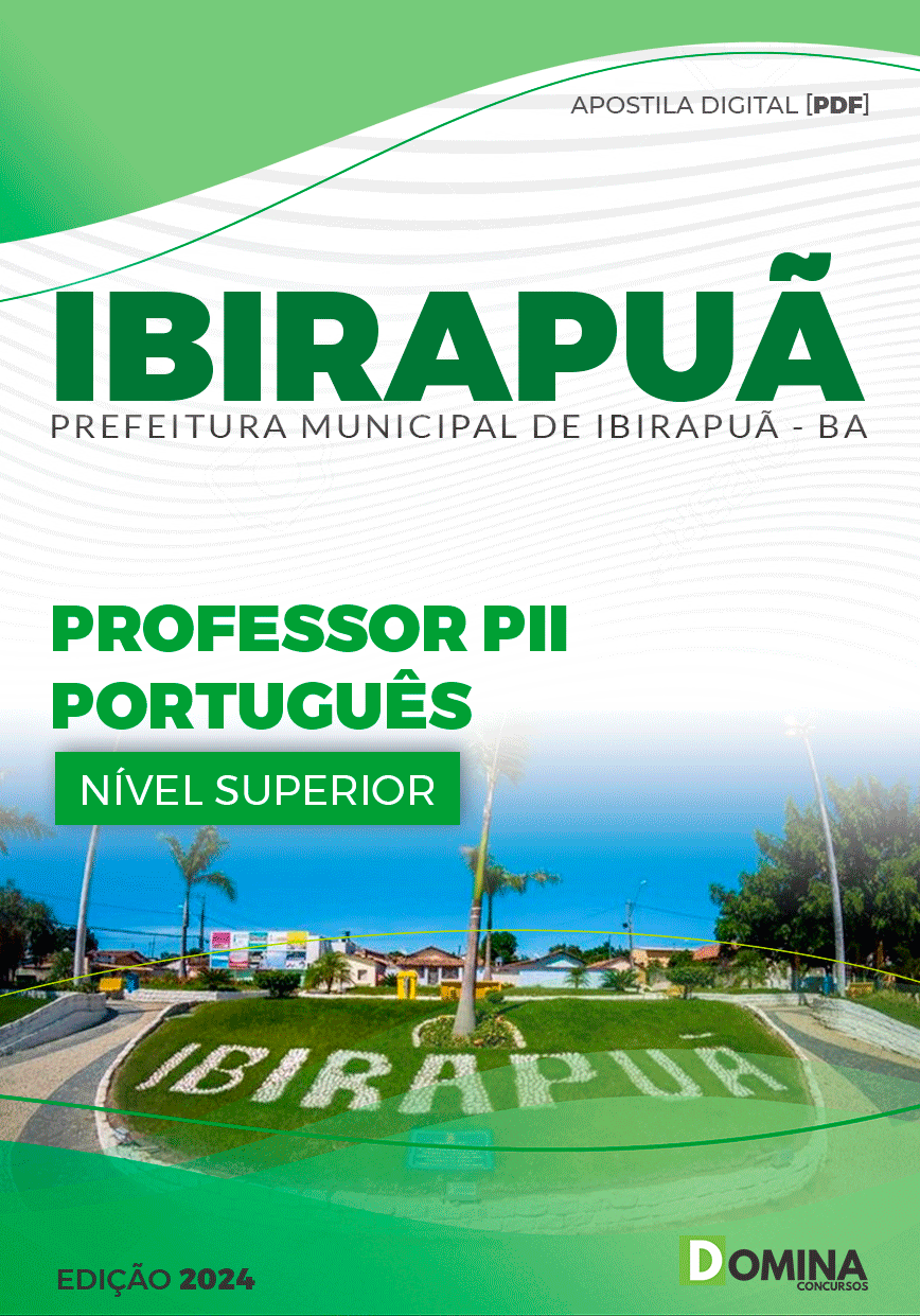 Apostila Pref Ibirapuã BA 2024 Professor de Português