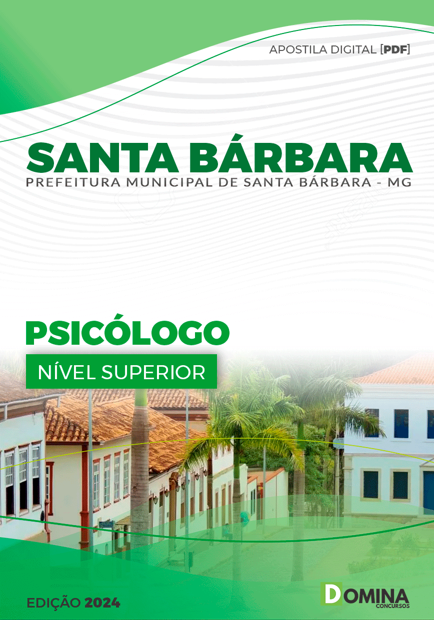 Apostila Pref Santa Bárbara MG 2024 Psicólogo