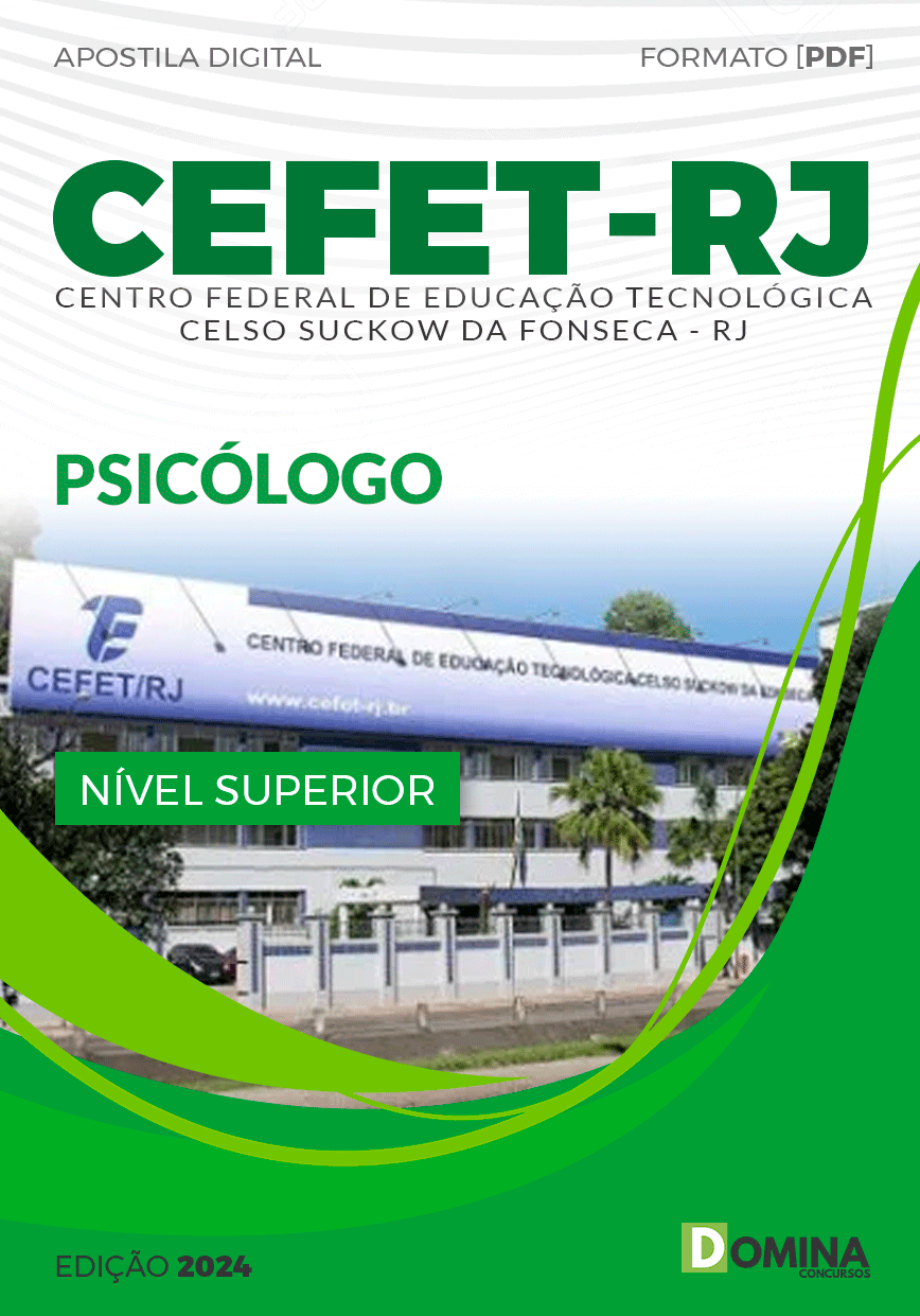 Apostila Concurso CEFET RJ 2024 Psicólogo