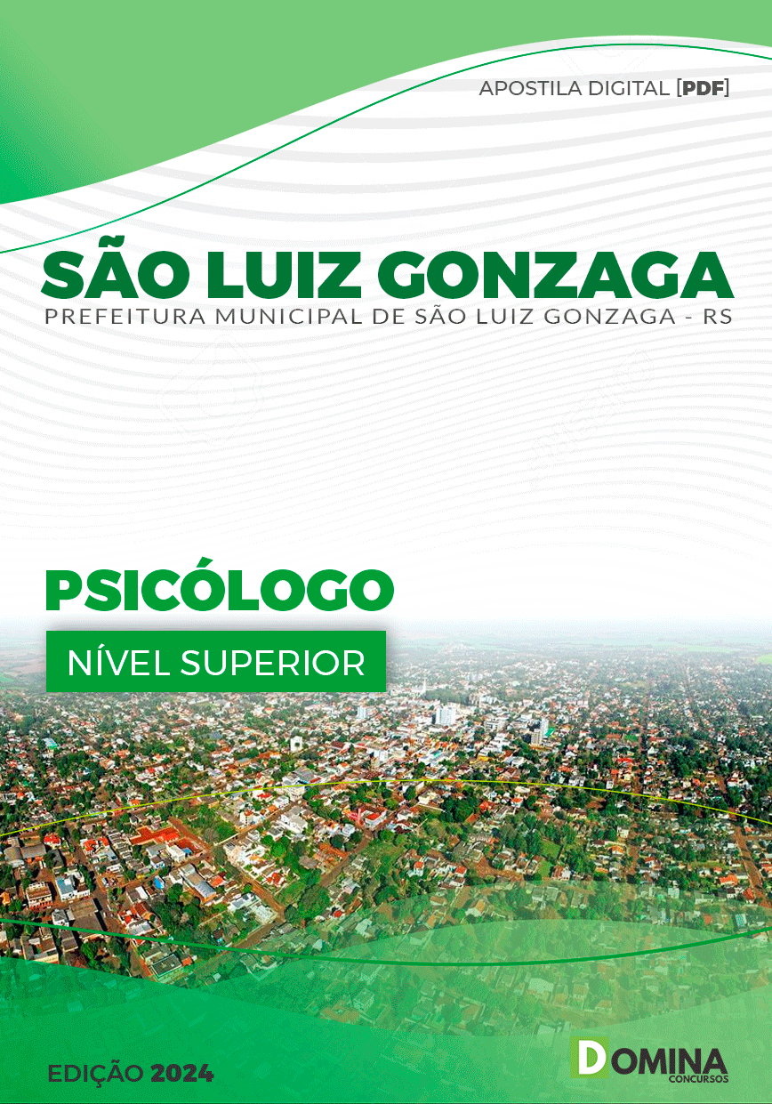 Apostila Pref São Luiz Gonzaga RS 2024 Psicólogo