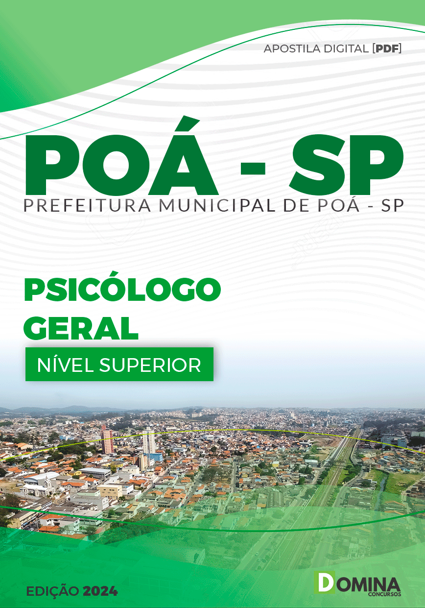 Apostila Pref Poá SP 2024 Psicólogo Geral