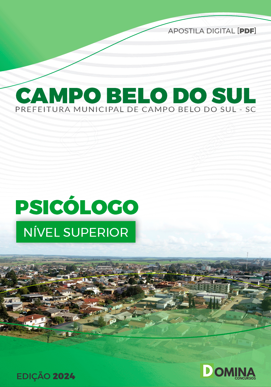 Pref Campo Belo do Sul SC 2024 Psicólogo