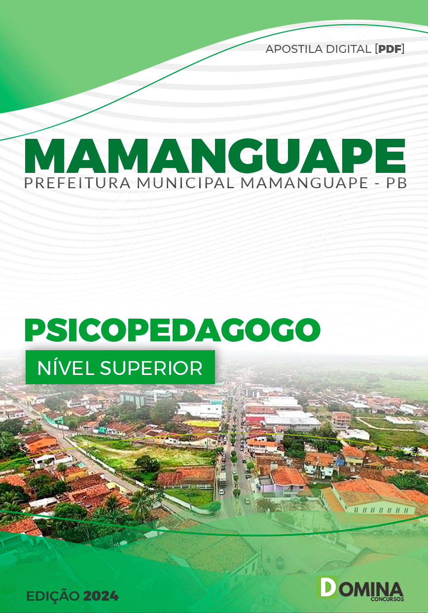 Apostila Pref Mamanguape PB 2024 Psicopedagogo