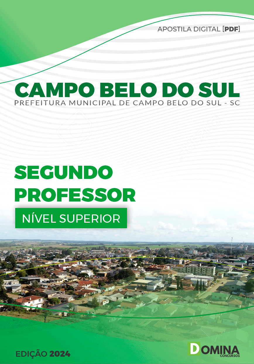 Pref Campo Belo do Sul SC 2024 Segundo Professor