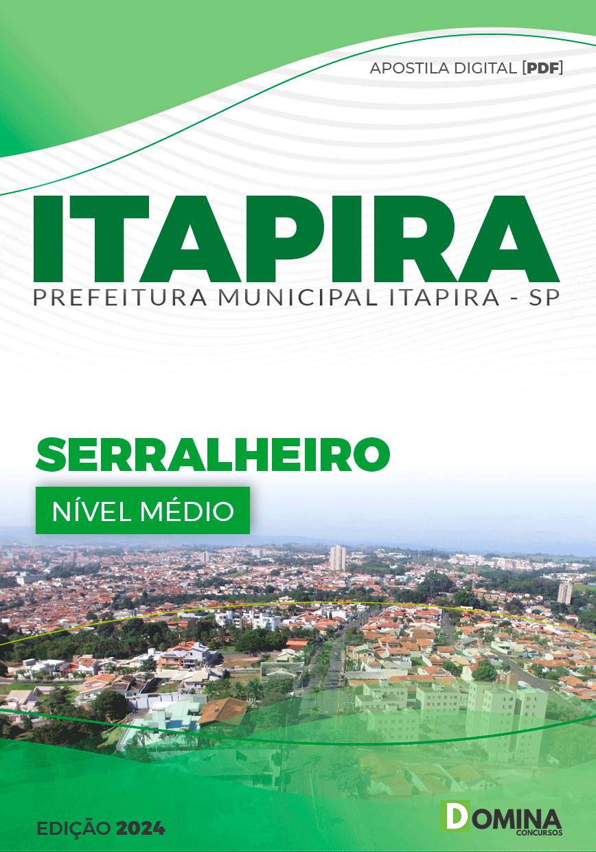 Apostila Pref Itapira SP 2024 Serralheiro