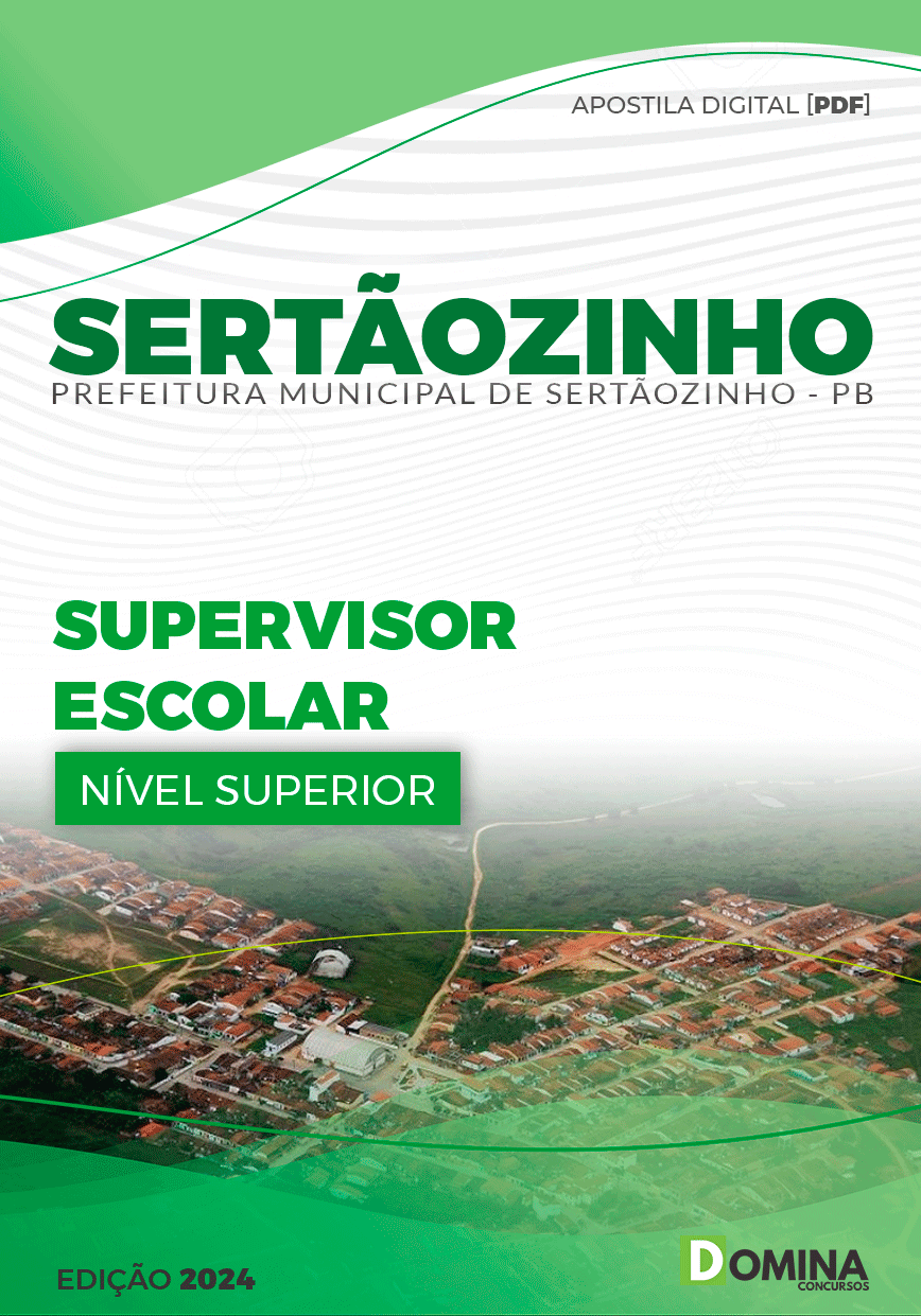 Apostila Pref Sertãozinho PB 2024 Supervisor Escolar