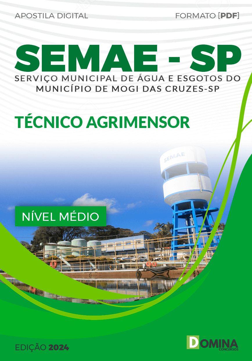 Apostila Concurso SEMAE SP 2024 Técnico Agrimensor