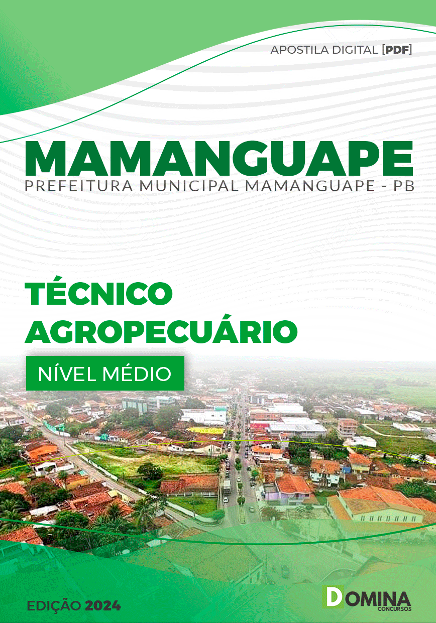 Apostila Pref Mamanguape PB 2024 Técnico Agropecuário