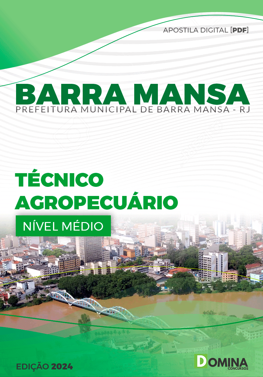 Apostila Pref Barra Mansa RJ 2024 Técnico Agropecuário