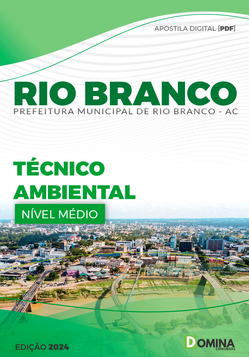 Apostila Pref Rio Branco AC 2024 Técnico Ambiental
