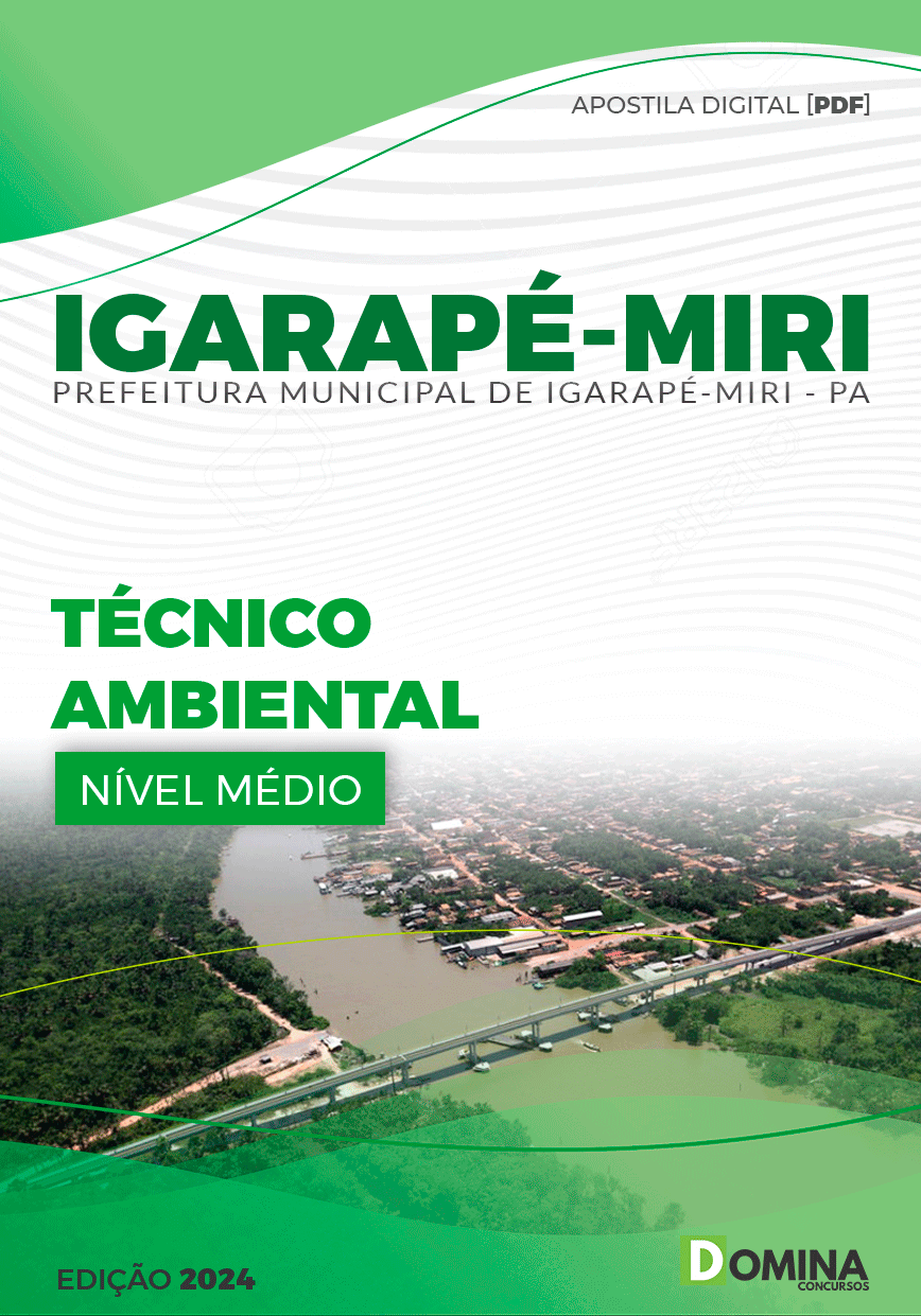 Apostila Pref Igarapé-Miri PA 2024 Técnico Ambiental