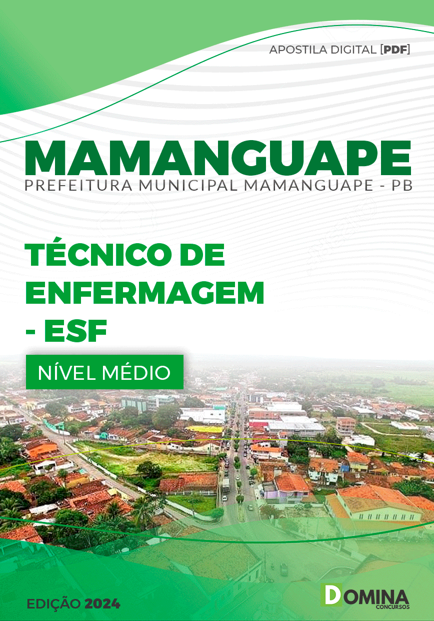 Apostila Pref Mamanguape PB 2024 Técnico de Enfermagem ESF