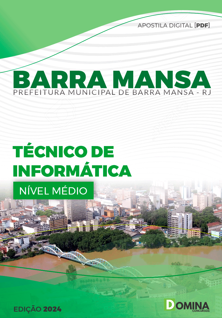 Apostila Pref Barra Mansa RJ 2024 Técnico Informática