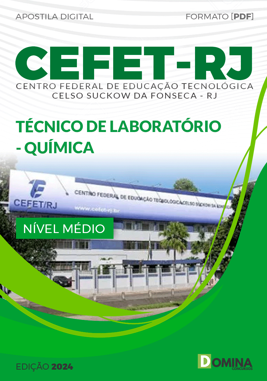 Apostila CEFET RJ 2024 Técnico Laboratório Química
