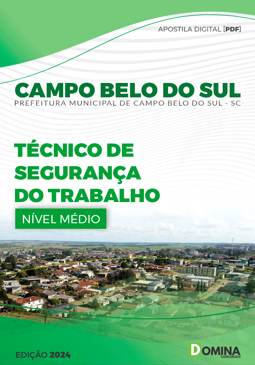 Pref Campo Belo do Sul SC 2024 Técnico Segurança do Trabalho