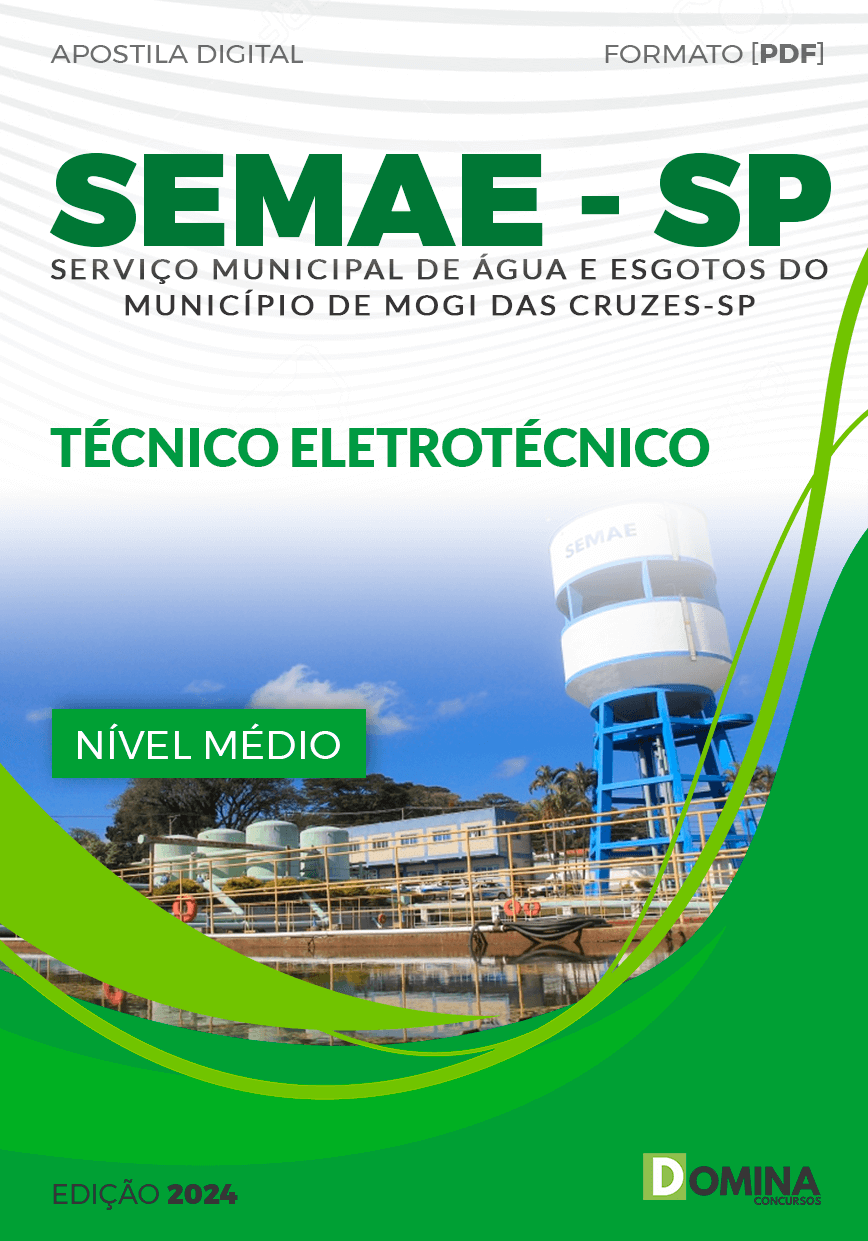 Apostila Concurso SEMAE SP 2024 Técnico Eletrotécnico