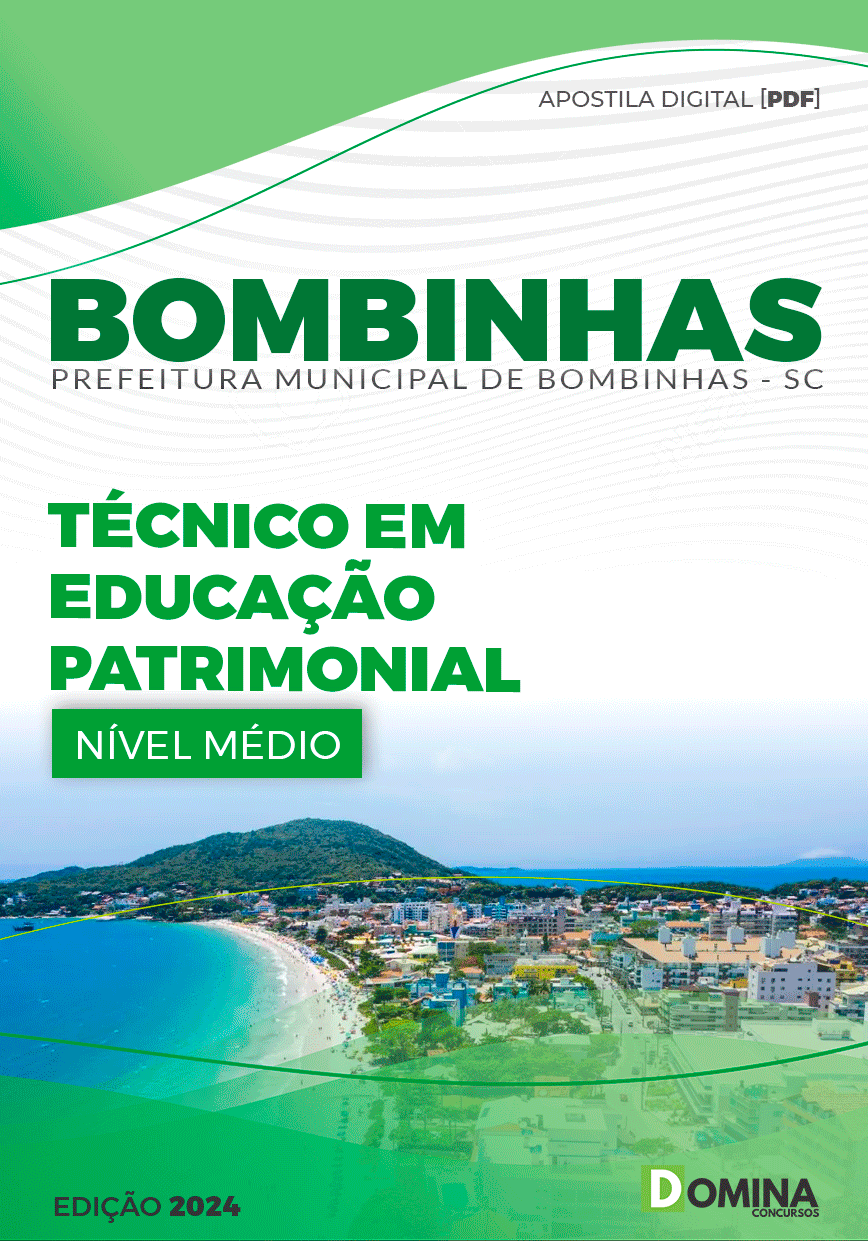 Apostila Pref Bombinhas SC 2024 Técnico Educacional Patrimonial