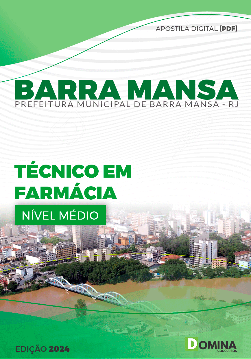 Apostila Pref Barra Mansa RJ 2024 Técnico Farmácia