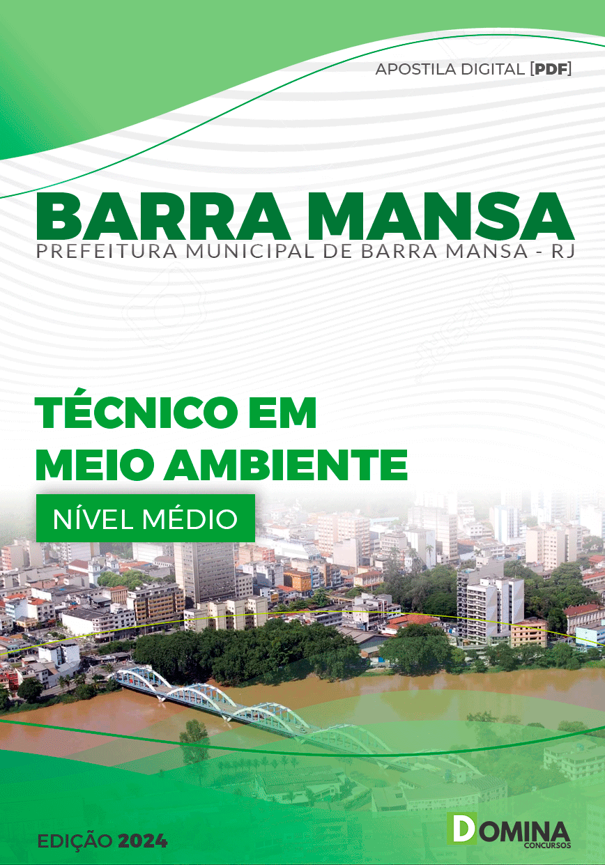 Apostila Pref Barra Mansa RJ 2024 Técnico Meio Ambiente