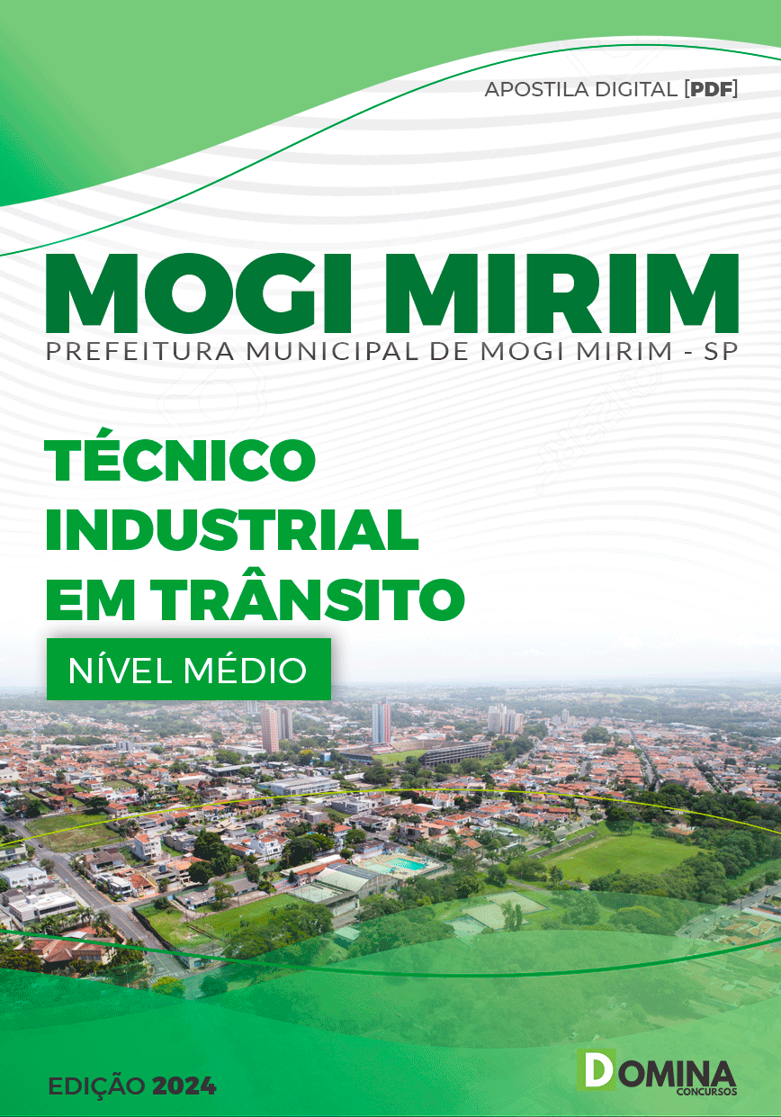 Apostila Pref Mogi Mirim SP 2024 Técnico Industrial Trânsito