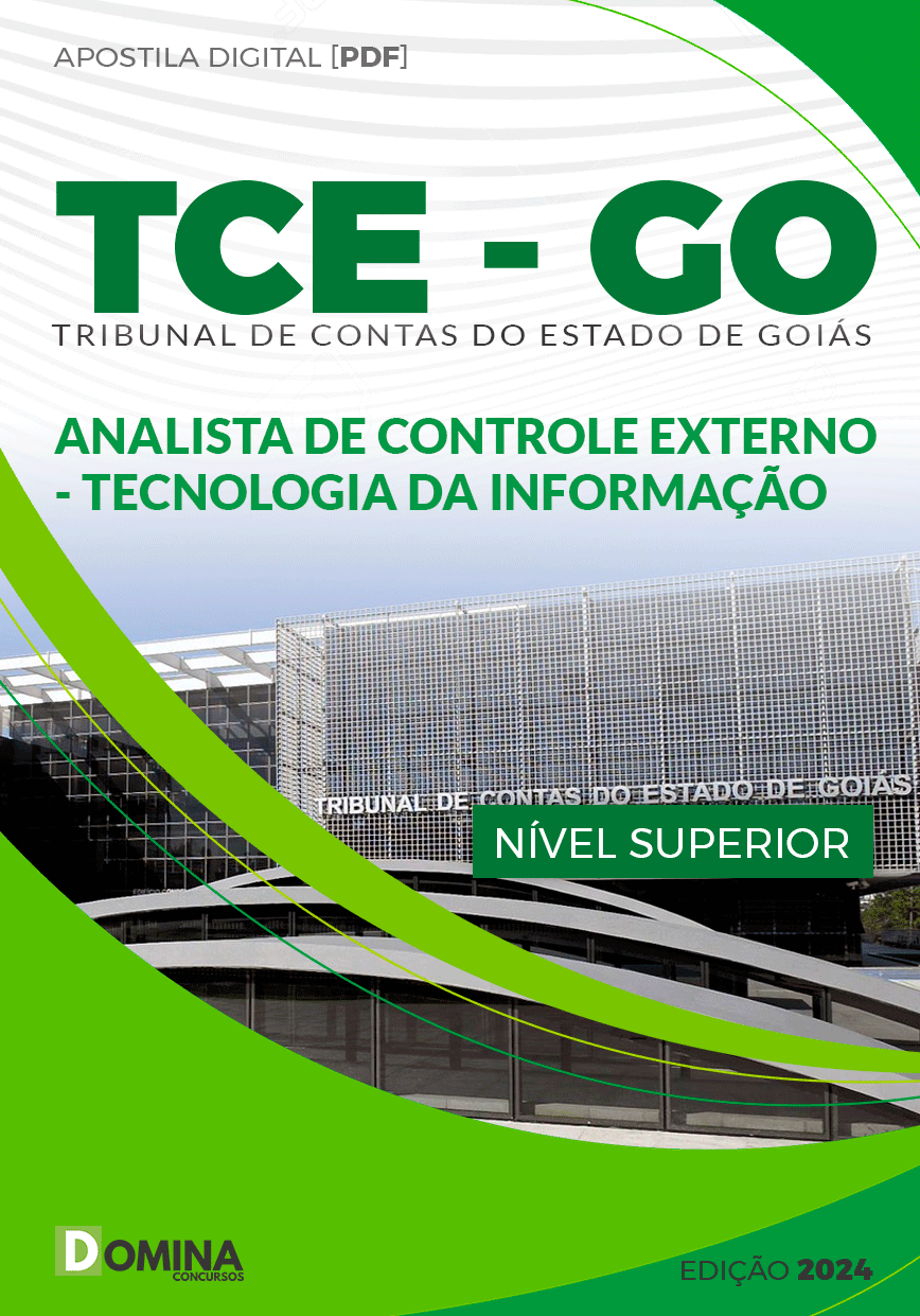 TCE GO 2024 Analista de Controle Tecnologia da Informação