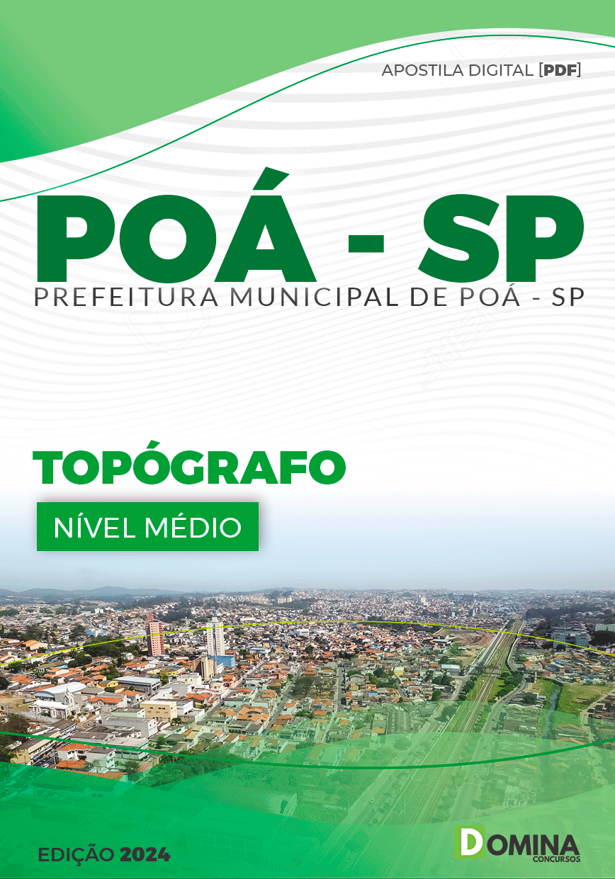 Apostila Pref Poá SP 2024 Topógrafo