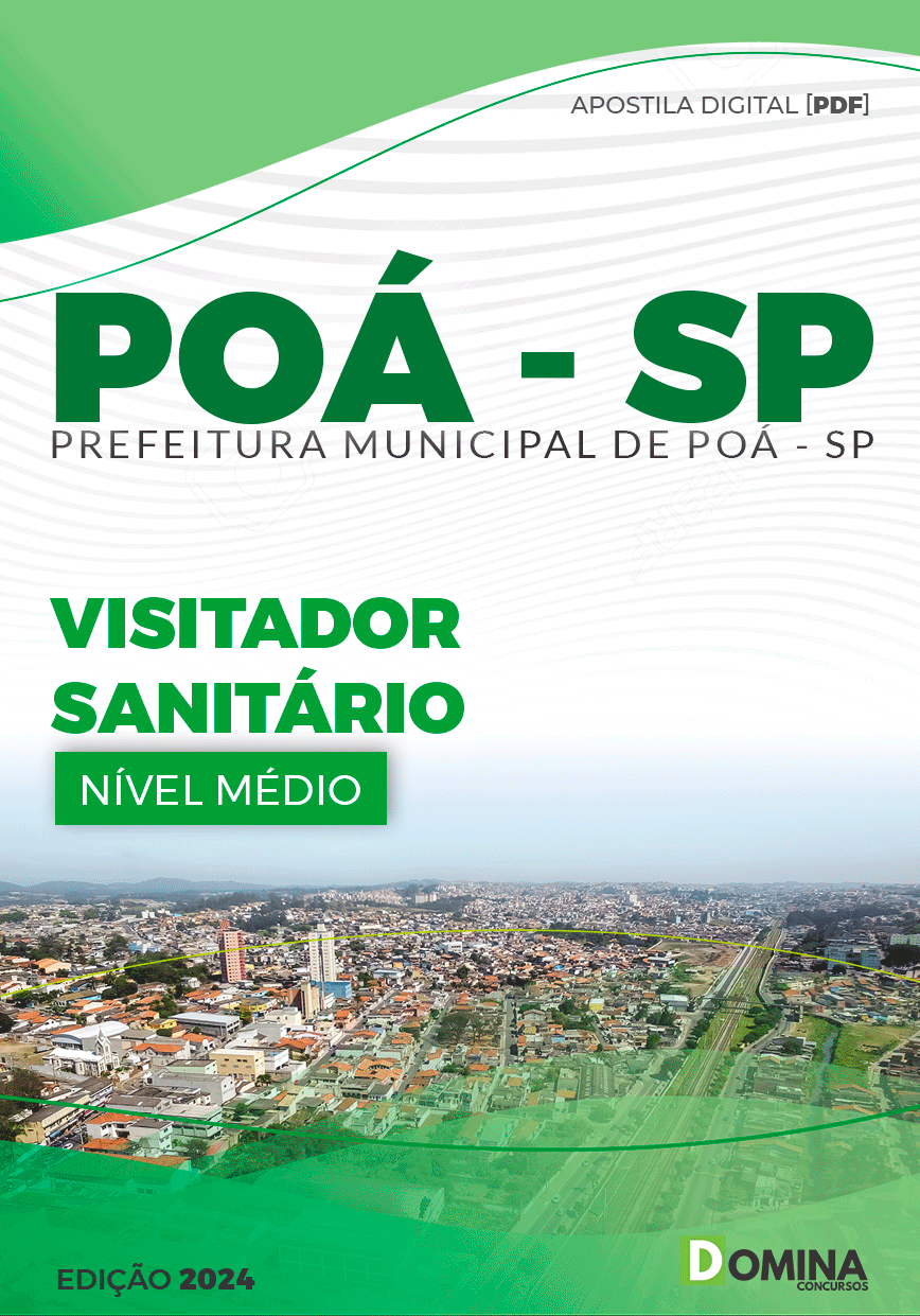 Apostila Pref Poá SP 2024 Visitador Sanitário